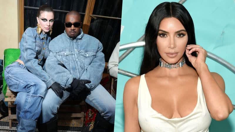 Nova namorada de Kanye West tem algo a dizer sobre Kim Kardashian - Getty Images