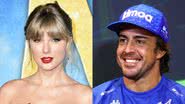 Novo affair? Fernando Alonso responde rumores sobre romance com Taylor Swift - Steven Ferdman/Getty Images - Clive Rose/Getty Images