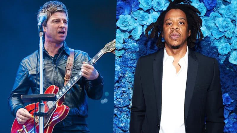 O dia em que Jay-Z debochou de Noel Gallagher no palco do Glastonbury - Mauricio Santana/Getty Images - Shareif Ziyadat/Getty Images