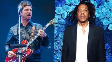 O dia em que Jay-Z debochou de Noel Gallagher no palco do Glastonbury - Mauricio Santana/Getty Images - Shareif Ziyadat/Getty Images