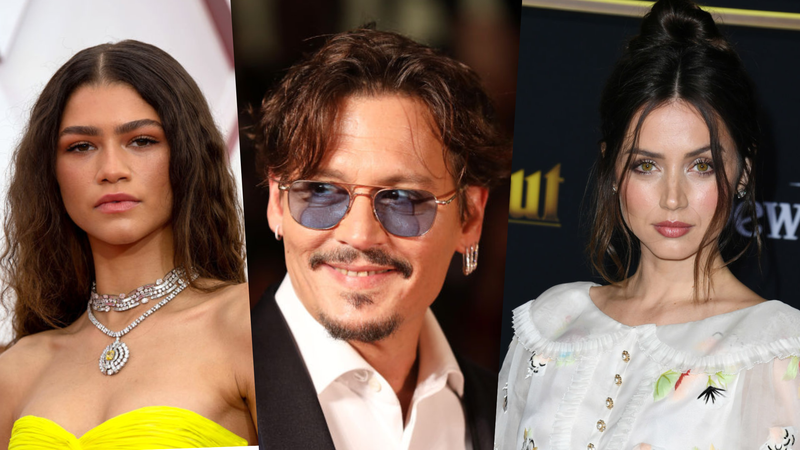 O que Zendaya e Ana de Armas tem a ver com julgamento de Johnny Depp? - Getty Images