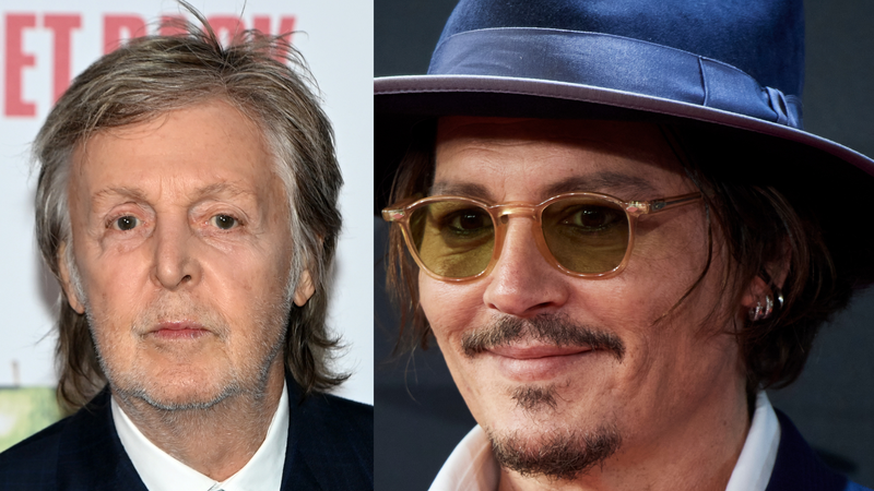 Paul McCartney mostra apoio ao Johnny Depp em show nos EUA - Getty Images