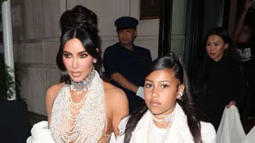 Por que North West esperou no carro enquanto Kim Kardashian desfilava pelo red carpet do Met Gala? - MEGA/GC Images/Getty Images