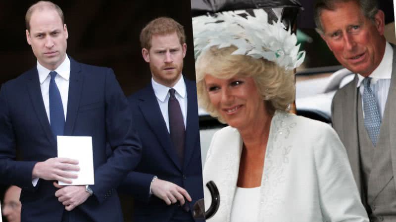 Príncipe Harry e William foram contra casamento de Charles com Camilla - Getty Images
