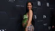 Rihanna celebrando suas marcas de beleza Fenty Beauty e Fenty Skin no Goya Studios, em Los Angeles, Califórnia - Getty Images