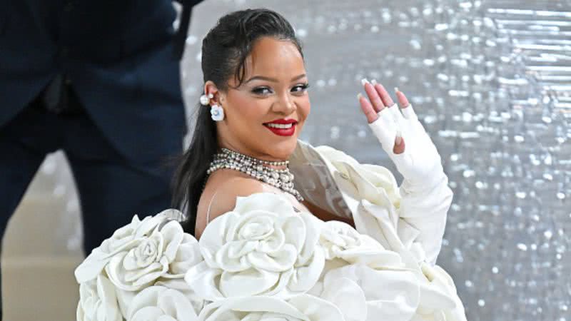 Rihanna ganha nova estátua de cera no Madame Tussauds; confira - Foto: Rihanna no Met Gala 2023 (James Devaney/GC Images/Getty Images)