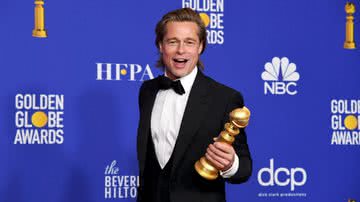 Brad Pitt no tapete vermelho do Globo de Ouro 2020 - Getty Images