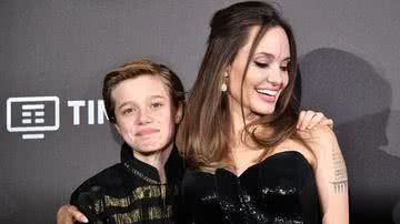 Angelina Jolie em evento com a filha Shiloh - Reprodução