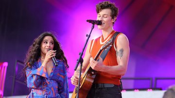 Camila Cabello e Shawn Mendes performance no Global Citizen Live, em setembro de 2021 - Getty Images