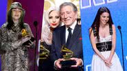 Billie Eilish, Lady Gaga, Tony Bennett e Olivia Rodrigo nas maiores premiações musicais - Getty Images