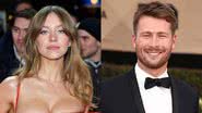 Sydney Sweeney e Glen Powell são flagrados aos beijos em set de novo filme - Dominique Charriau/WireImage/Getty Images - Todd Williamson/Getty Images