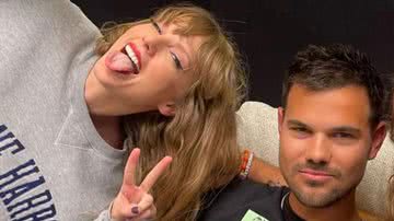 Taylor Swift recebe homenagem do ex, Taylor Lautner, em show da "The Eras Tour" - Reprodução/Twitter