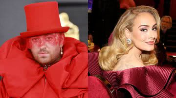 Teoria de que Adele e Sam Smith são a mesma pessoa chega ao fim no Grammy - Getty Images