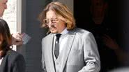 Johnny Depp em tribunal contra Amber Heard - Getty Images