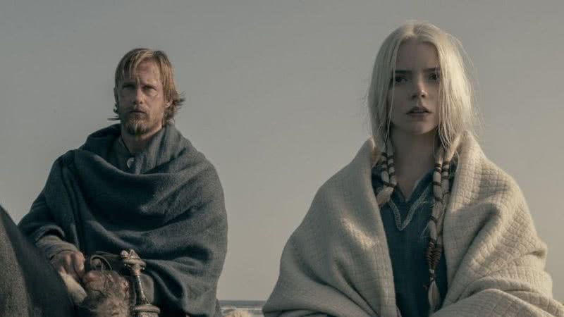 Alexander Skarsgard e Anya Taylor-Joy em trailer de "The Northman", filme dirigido por Robert Eggers - Reprodução