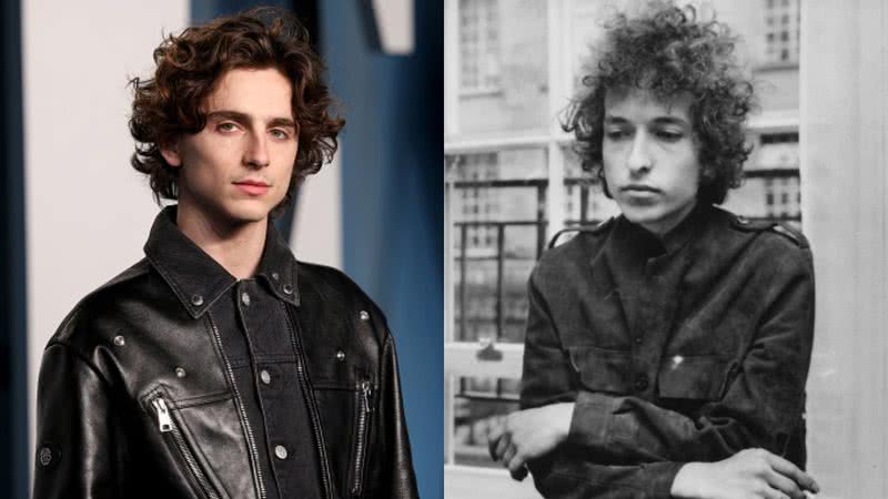 Timothée Chalamet vai cantar músicas de Bob Dylan em cinebiografia, diz diretor - John Shearer/Getty Images -  Express Newspapers/Getty Images