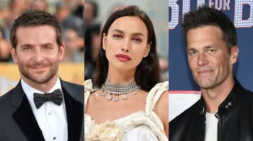 Tom Brady não sente ciúmes da relação próxima de Irina Shayk e seu ex, Bradley Cooper: "Acha ótimo" - Getty Images