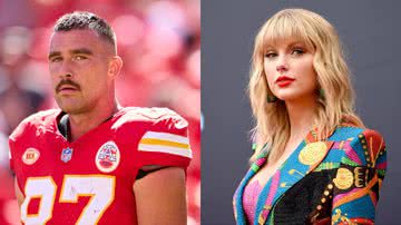 Travis Kelce opina sobre foco da NFL em affair com Taylor Swift: "Exagerando" - Getty Images