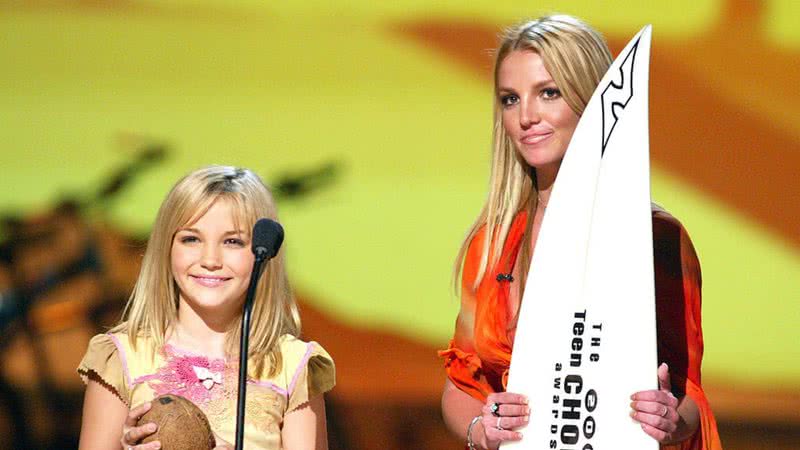 Jamie Lynn e Britney Spears no "Teen Choice Awards 2002" - Getty Images