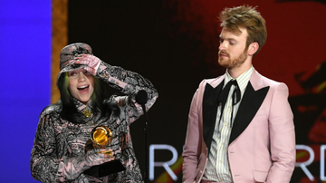 Billie Eilish e Finneas no Grammy 2021 - Getty Images
