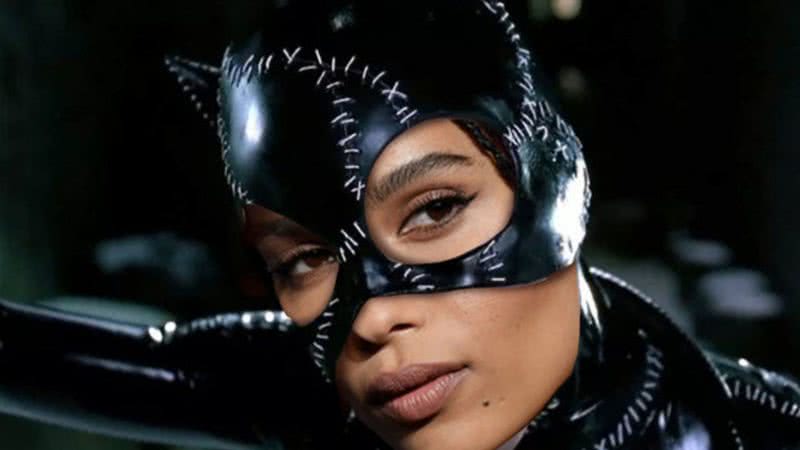 Zoë Kravitz como Mulher-Gato em The Batman - Reprodução