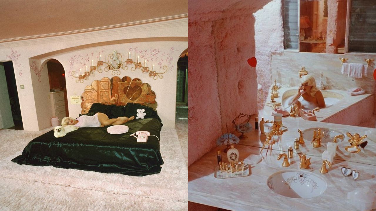 A incrível mansão cor de rosa de Jayne Mansfield