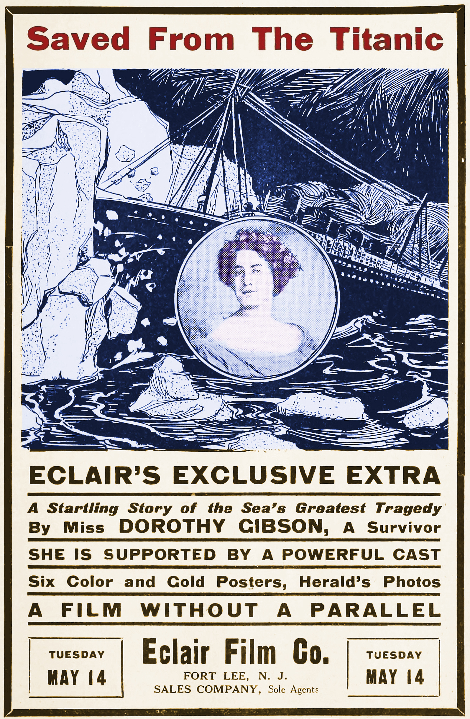 Dorothy Gibson: a atriz de Hollywood que sobreviveu ao Titanic