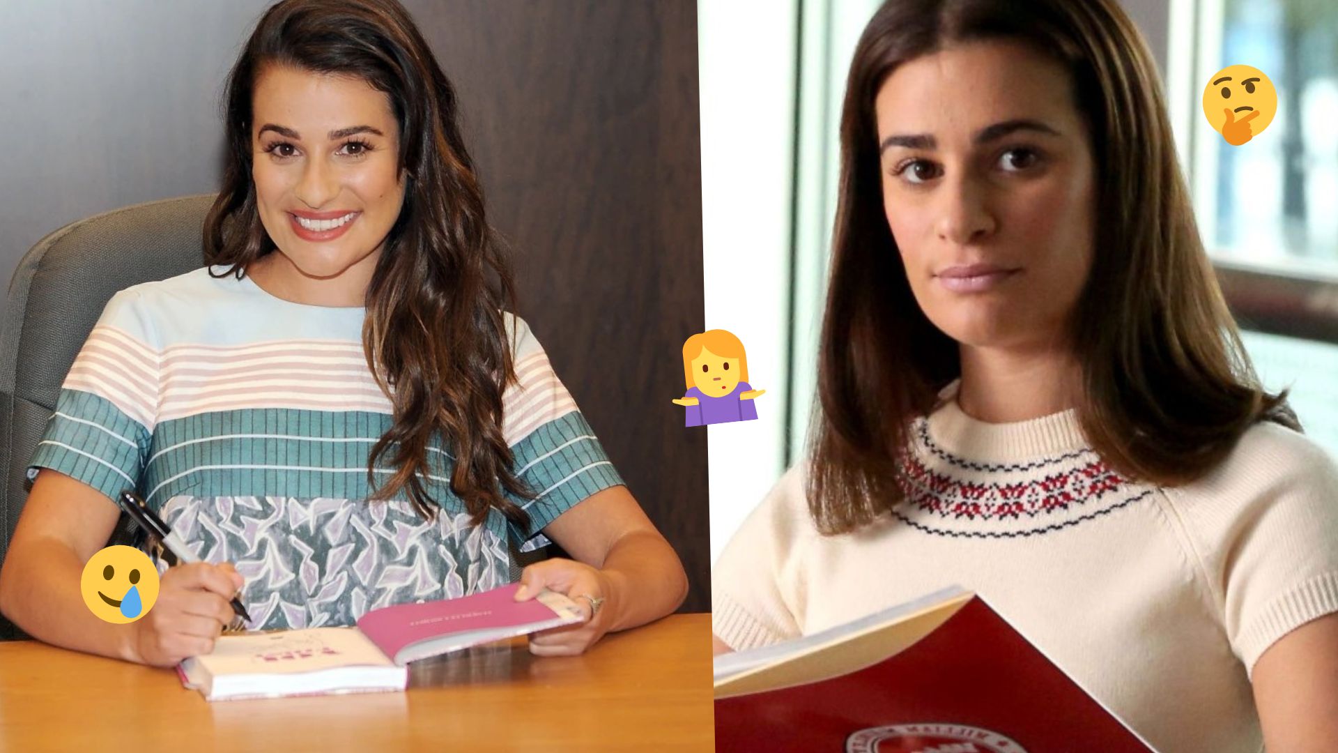 Lea Michele n o sabe ler A teoria completa e explicada