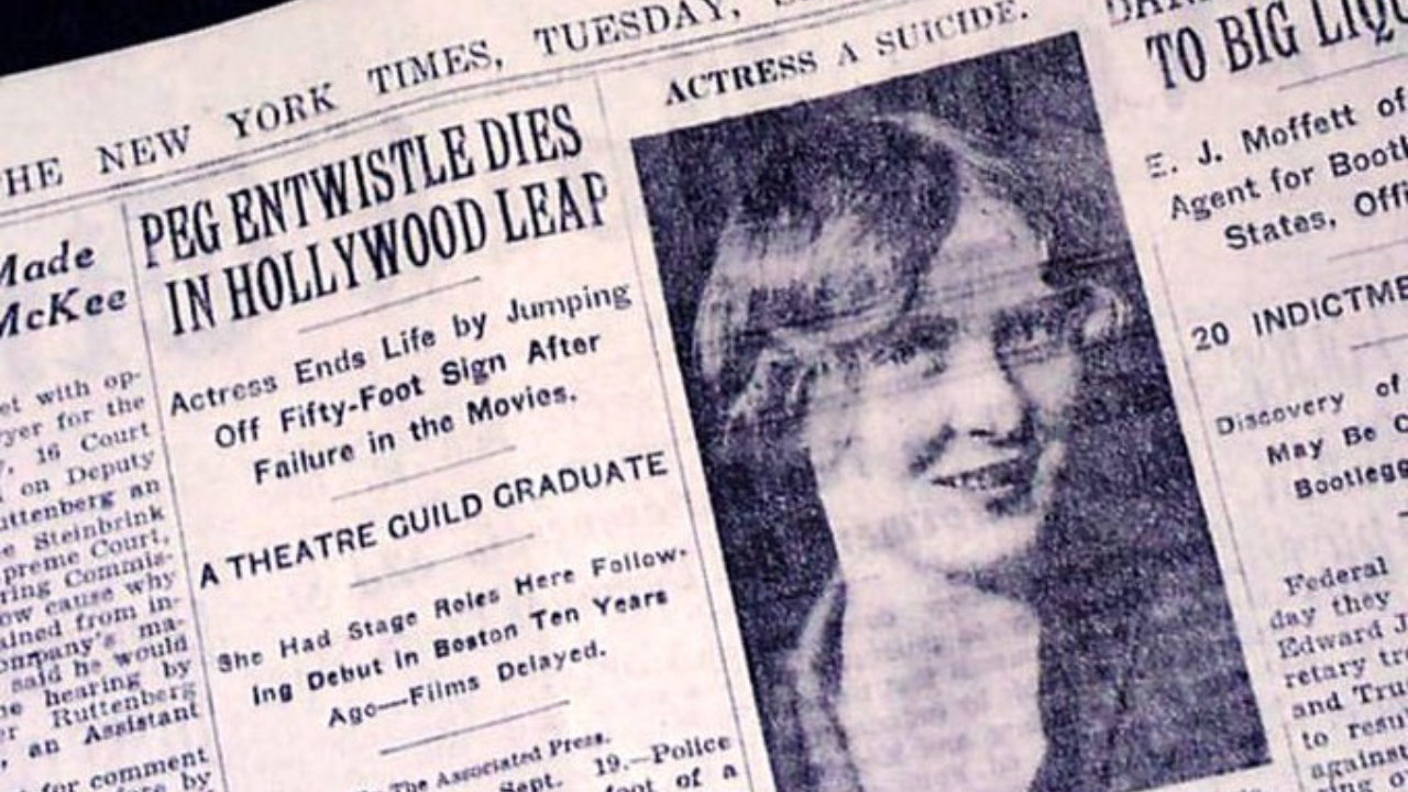 Peg Entwistle: o trágico fim da atriz que assombra o letreiro de Hollywood