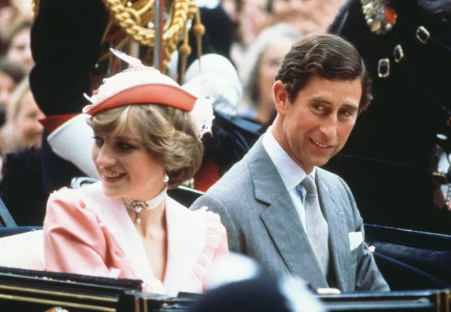 Lady Di e Príncipe Charles lua de mel