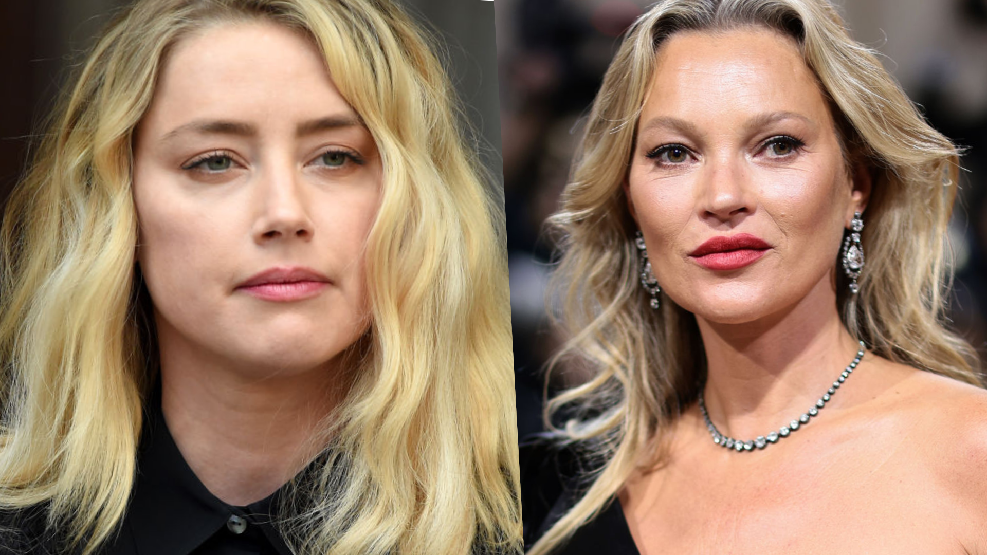 Amber Heard quebra o silêncio sobre testemunho revelador de Kate Moss