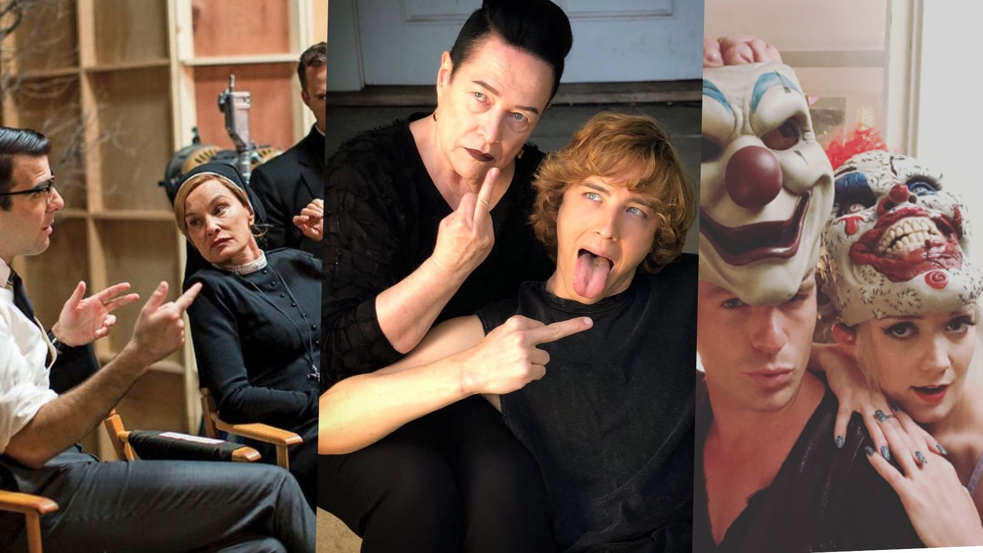 Selfie de bruxas e muito sangue fake: uma seleção de fotos de bastidores de AHS