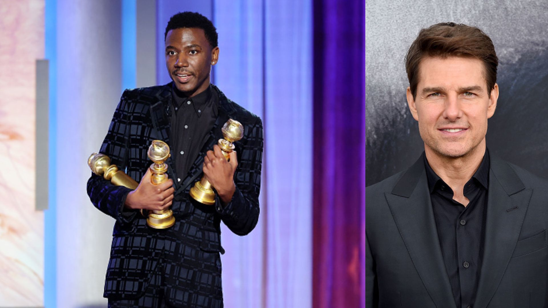 Apresentador Jerrod Carmichael zomba de Tom Cruise no Globo de Ouro