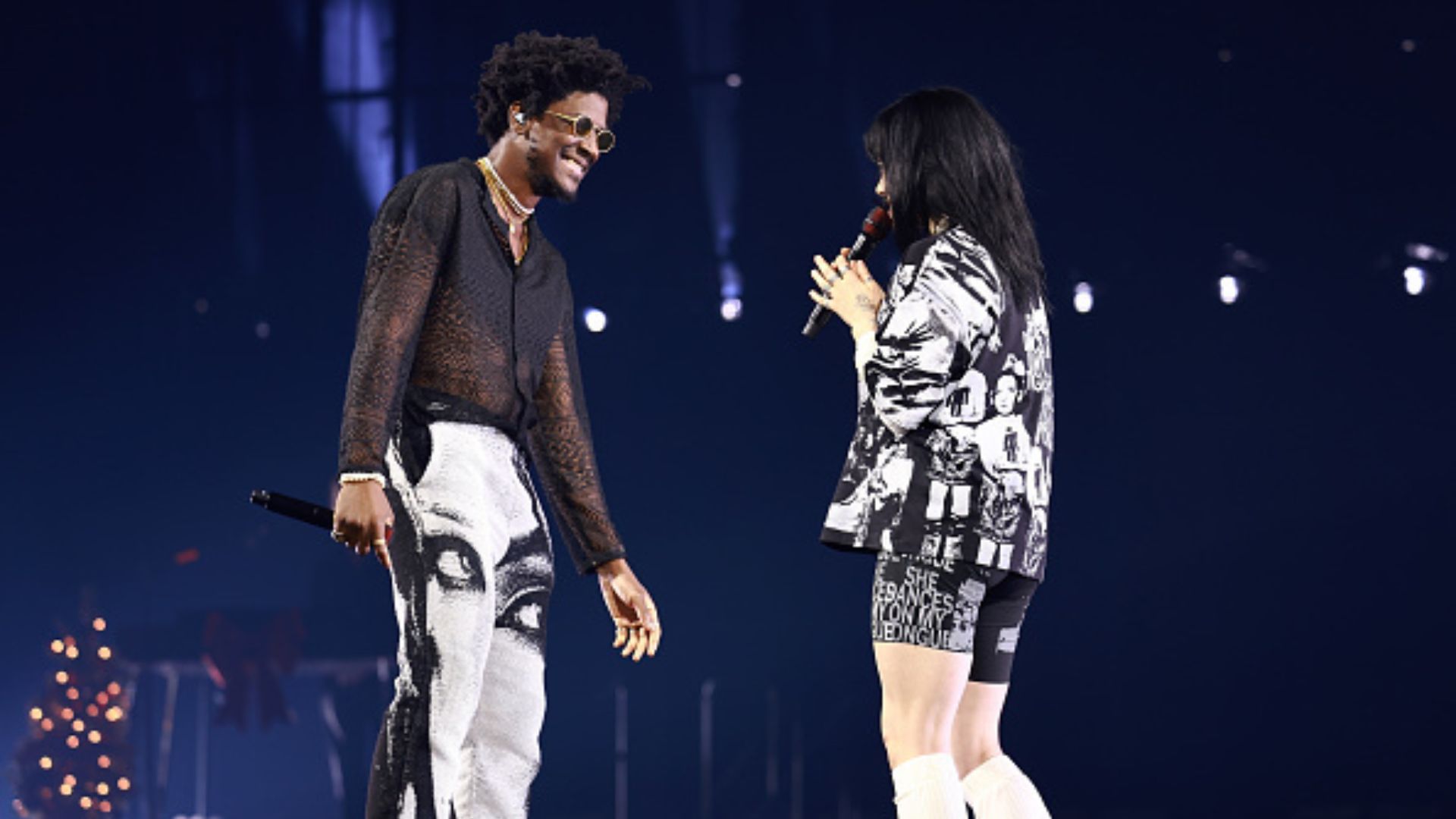Billie Eilish canta música tema de Euphoria com Labrinth durante show em Los Angeles; assista