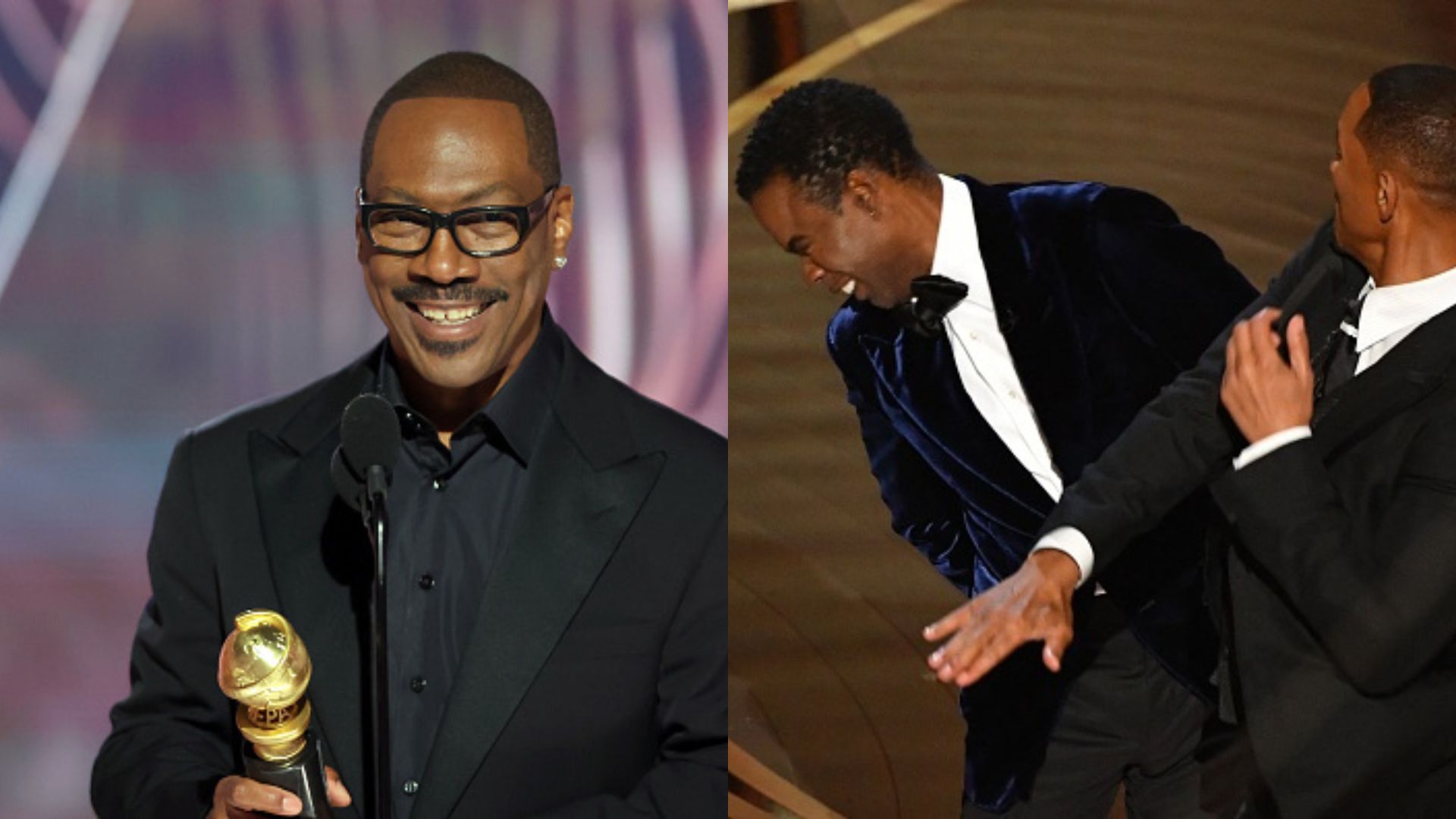 Eddie Murphy faz piada com tapa de Will Smith no Globo de Ouro