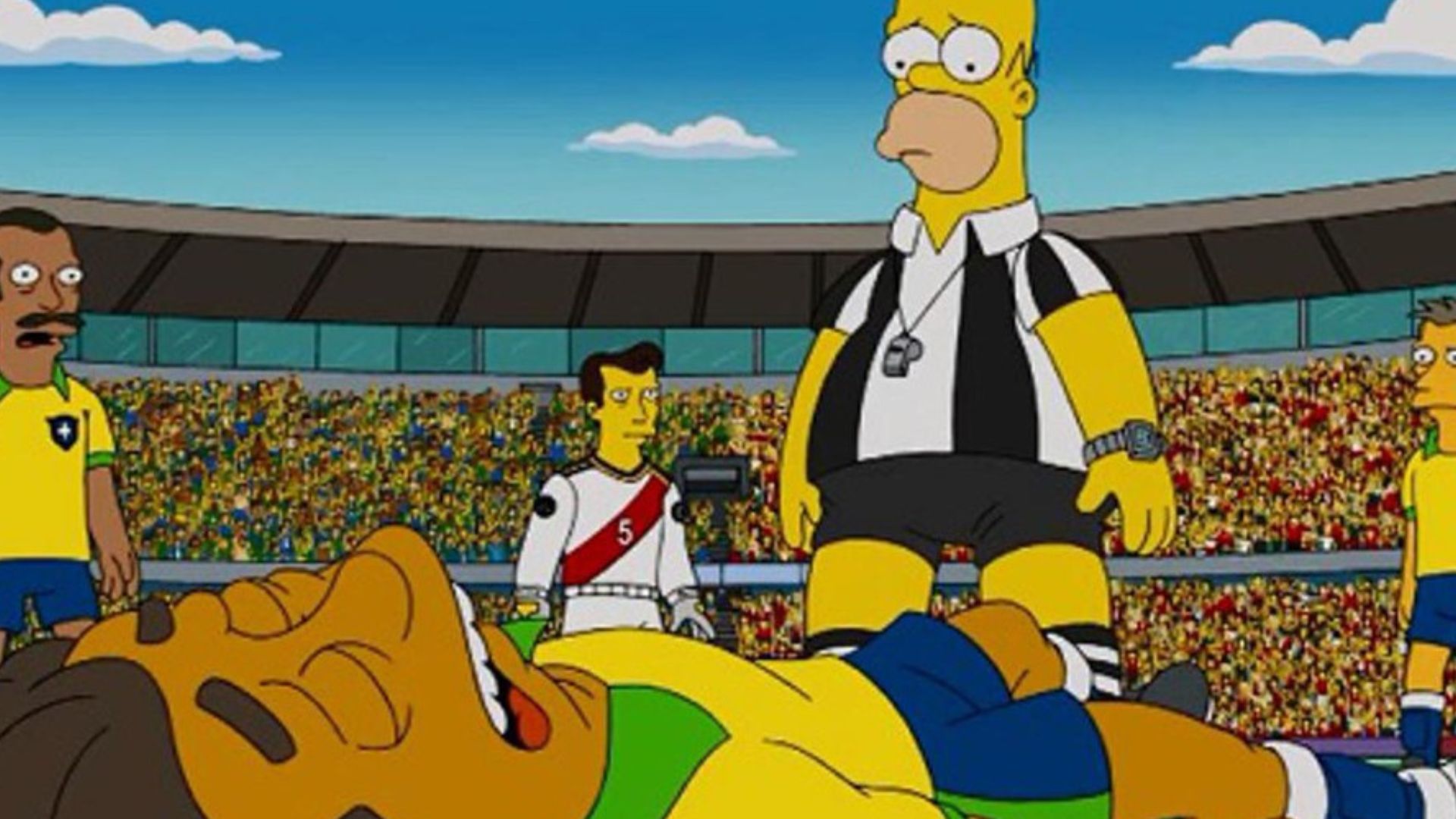 Eles atacam novamente! Os Simpsons adivinham acontecimento emblemático da copa