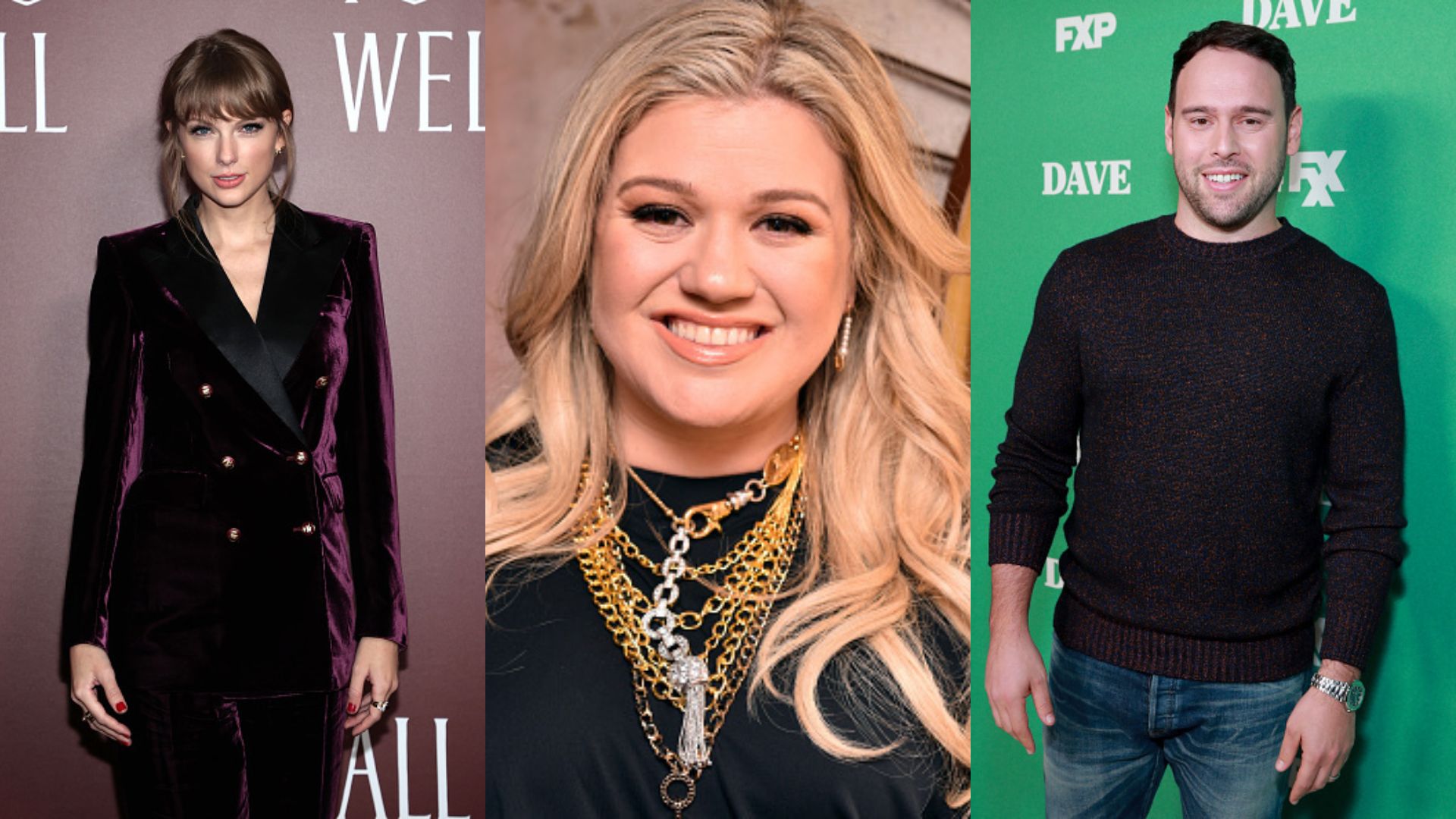 Kelly Clarkson fala sobre polêmica de Taylor Swift com Scooter Braun: “Se ofendeu”