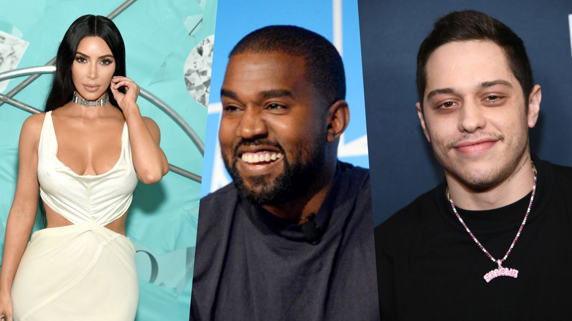Kim Kardashian com medo de Kanye West em relação com Pete Davidson