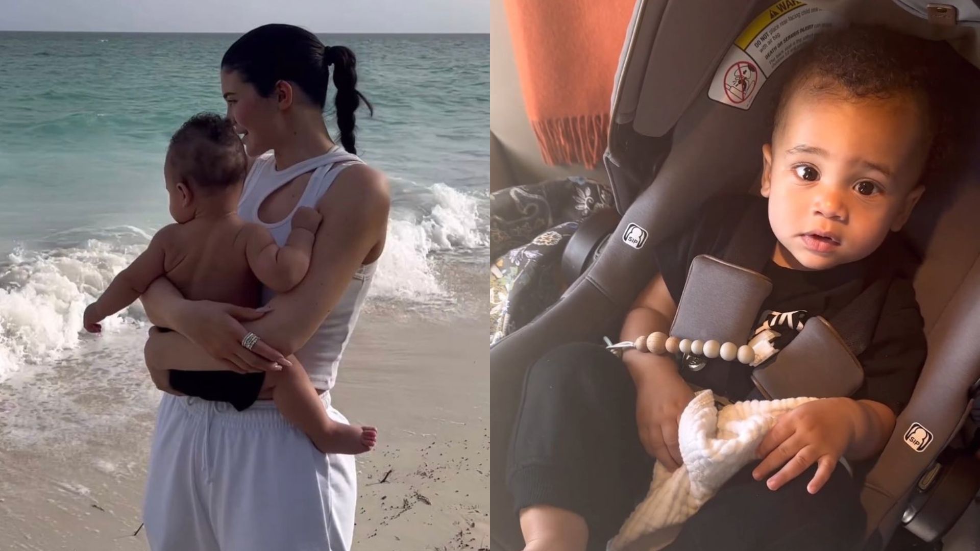 Kylie Jenner compartilha momentos com filho Aire: “Melhor ano da minha vida”