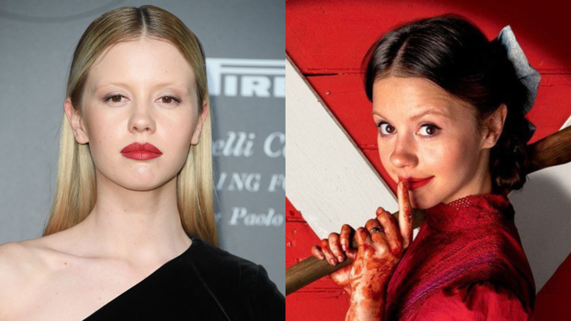 Mia Goth se declara para fãs brasileiros: “Meu coração é todo do Brasil”