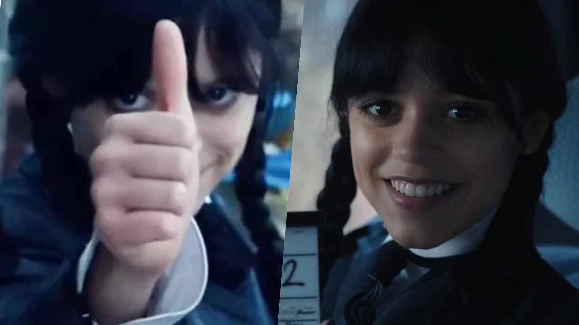 Netflix divulga vídeo com erros de gravação de Jenna Ortega em Wandinha