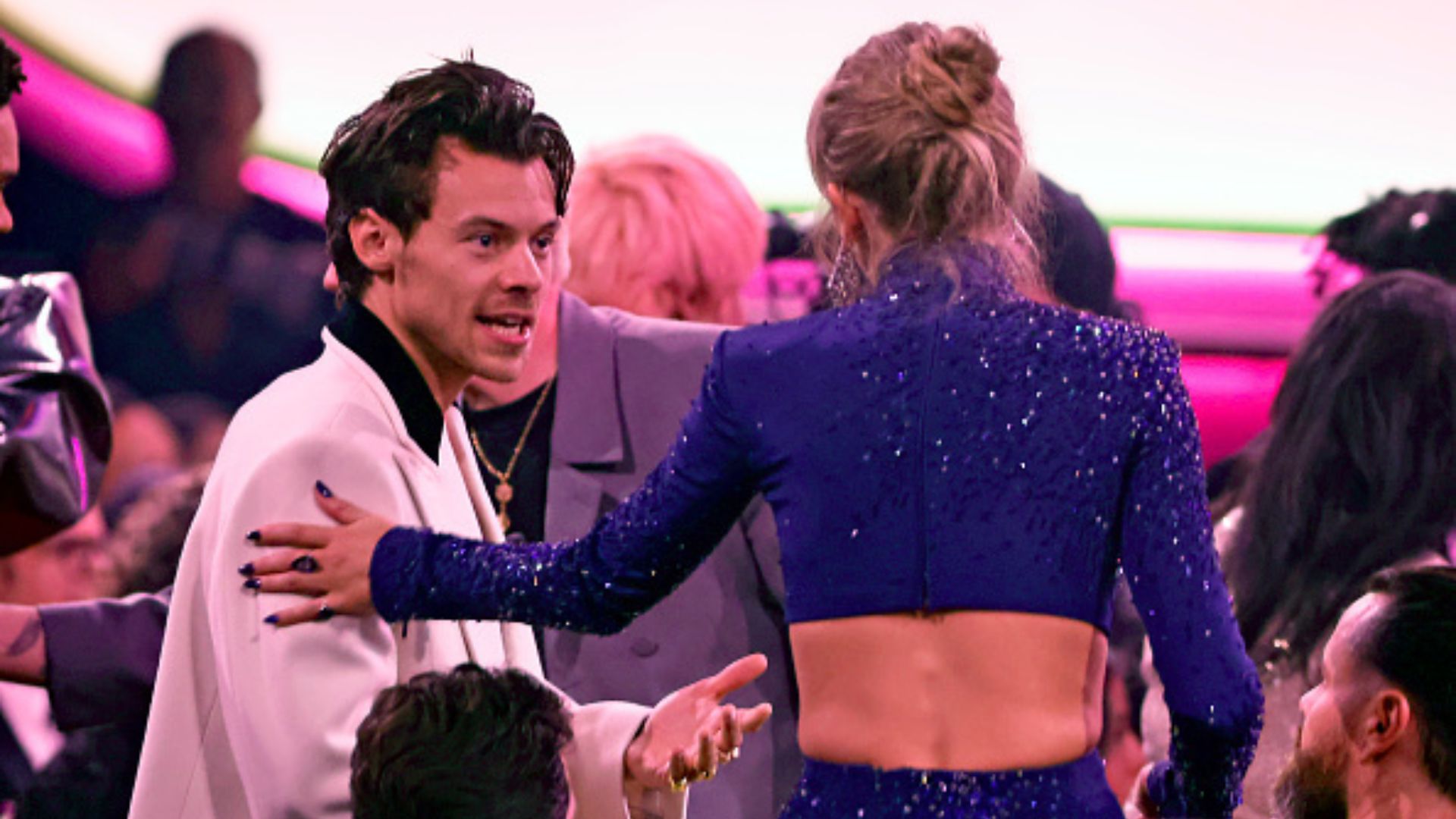 O que Taylor Swift e Harry Styles conversaram no Grammy?