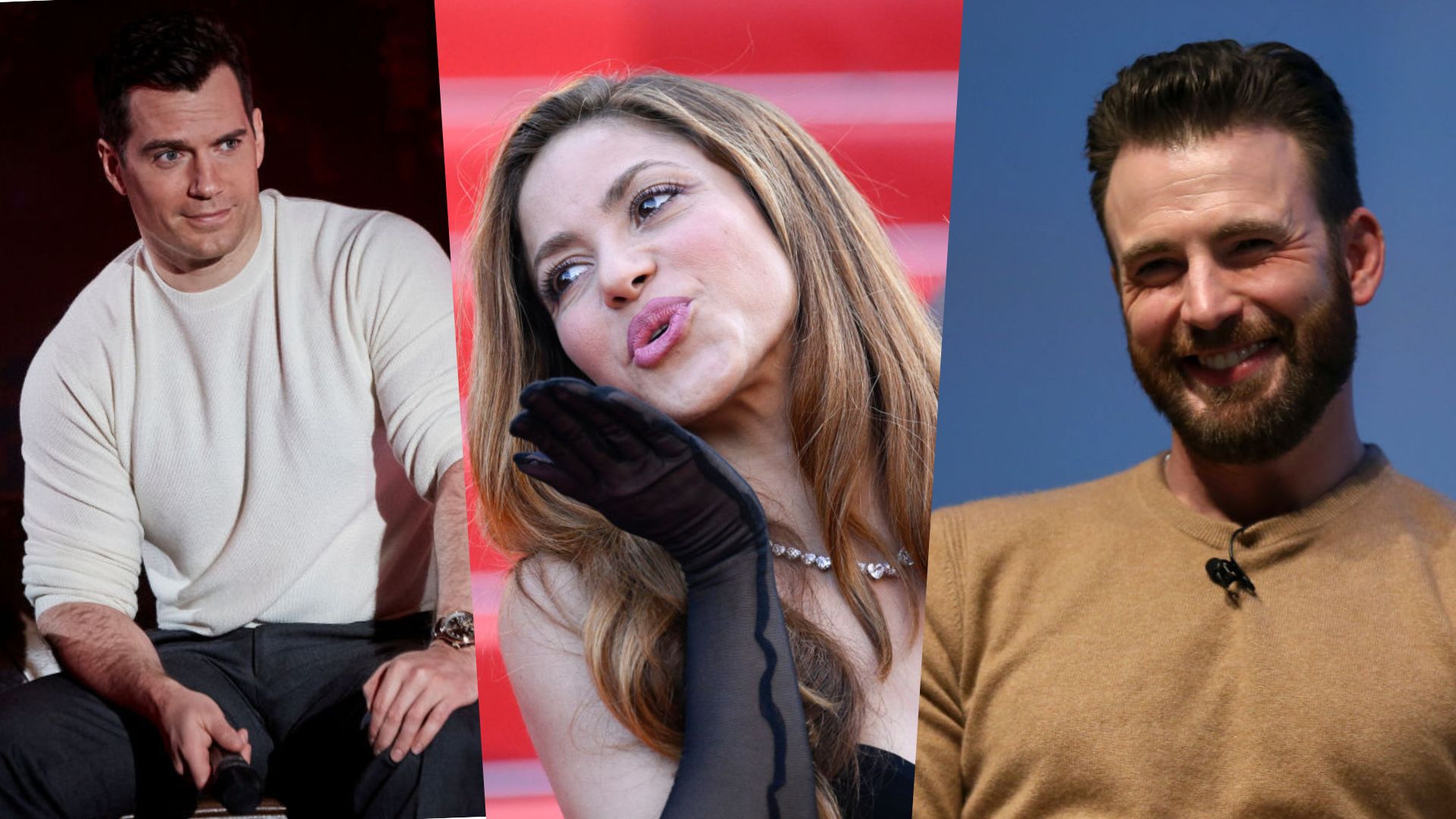 Shakira de olho em Chris Evans e Henry Cavill após separação?