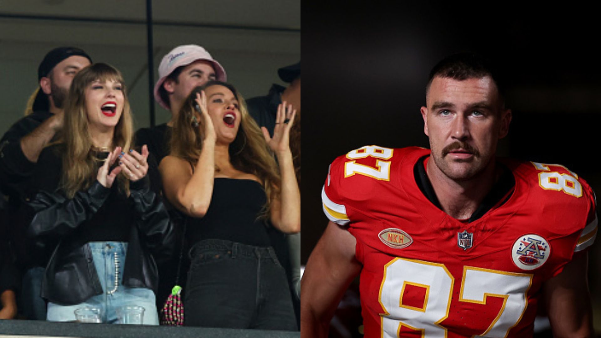 Taylor Swift é vista em mais um jogo do time de Travis Kelce